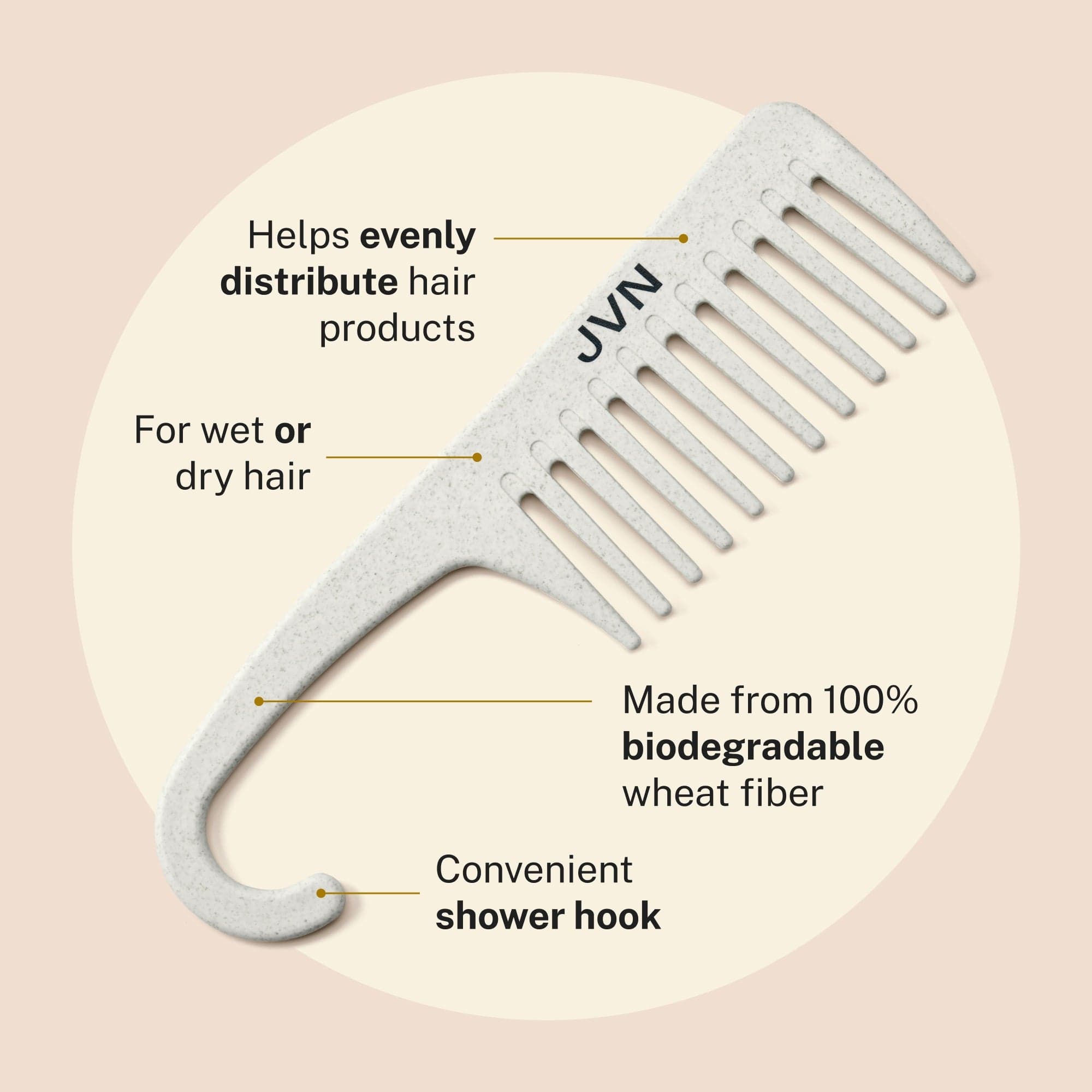 JVN Wide Tooth Comb