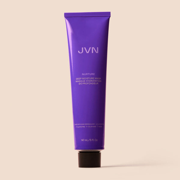 Nurture Deep Moisture Mask has a black cap and purple tube.